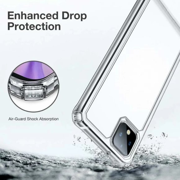 5/$25 Google Pixel 4 Air Armor Clear Case - Picture 4 of 7